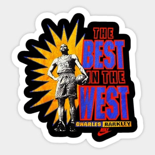 Charles Barkley - Best in the West - Suns Sticker